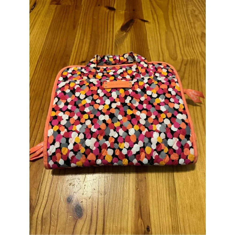 Vera Bradley Foldable Hanging Organizer Pixie Confetti Vacation Travel